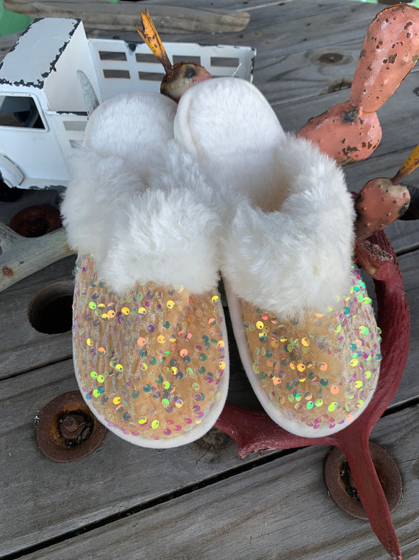 Sequined Slippers