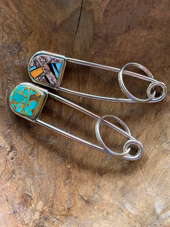 Large Sterling Safety Pin