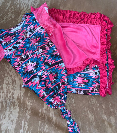 Pink Aztec Infant Set