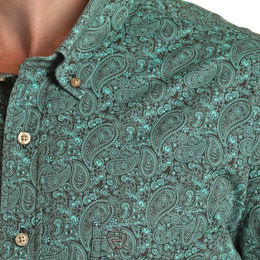 Rock n Roll Paisley Button Up