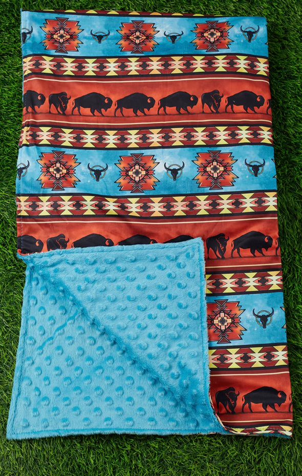 Aztec Buffalo Baby Blanket