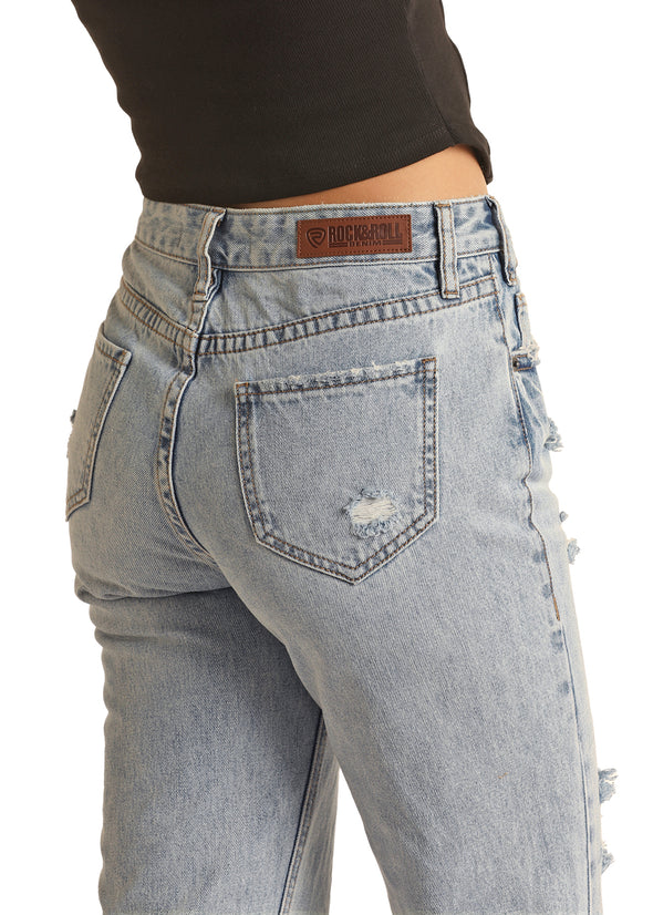 Rock N Rock Light Wash Cropped Jeans