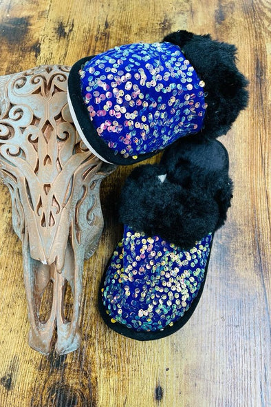 Sequined Slippers