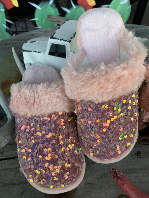 Sequined Slippers