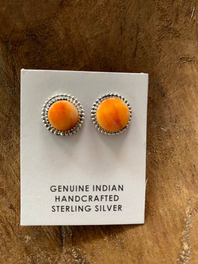Spiny Oyster Stud Earrings