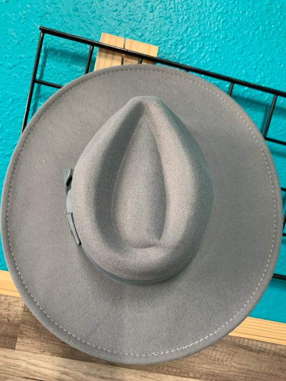 Dolly Rancher wide Brim grey hat