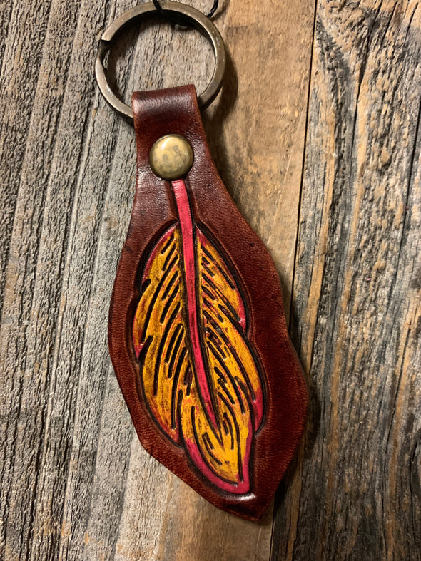 Feather Key Chain