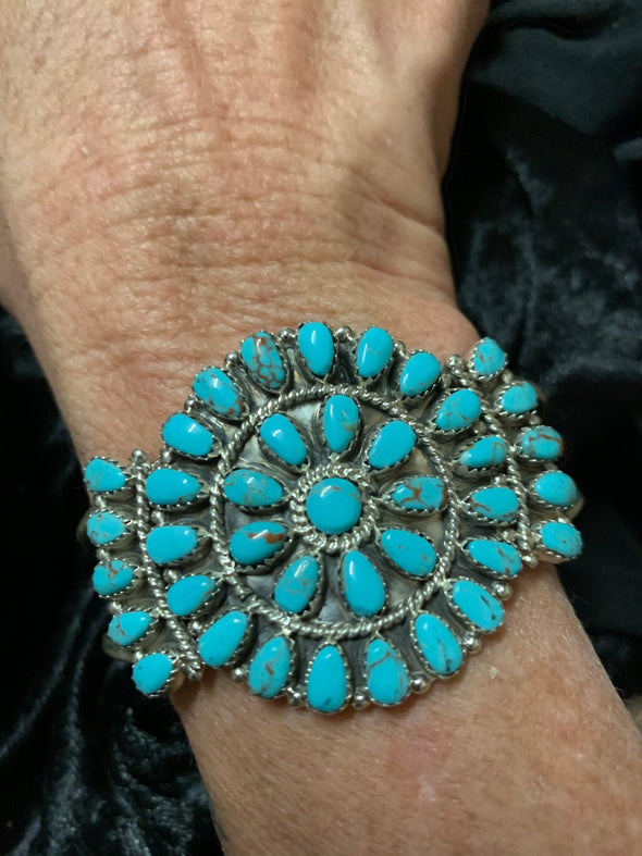 Cluster Turquoise Bracelet