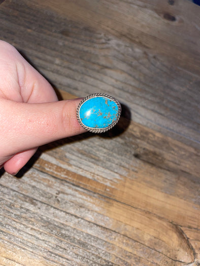 Eleanor, Red Mountain Turquoise Ring