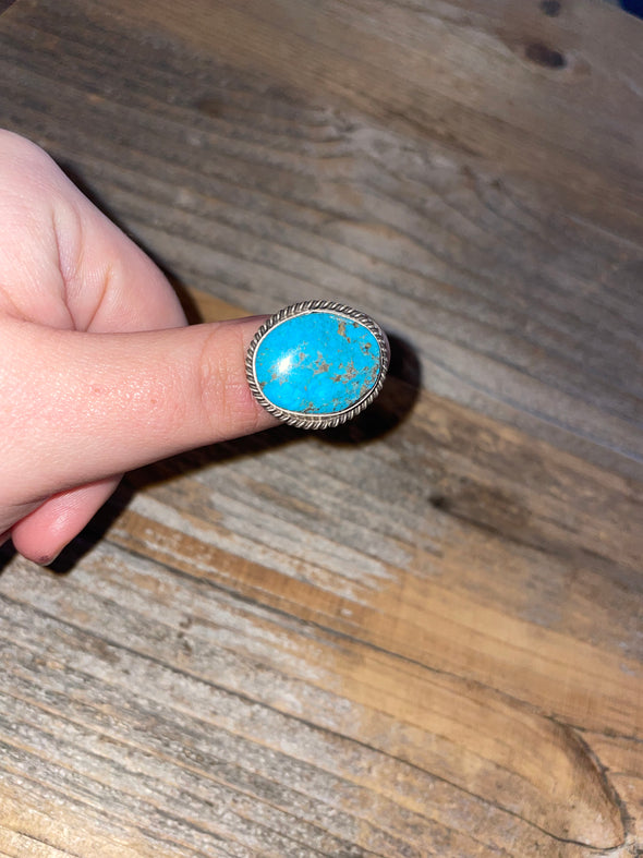 Eleanor, Red Mountain Turquoise Ring