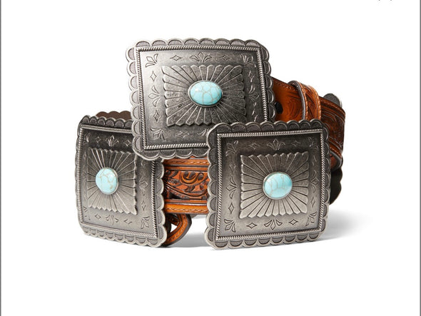 Ariat Concho Belt with Turquoise