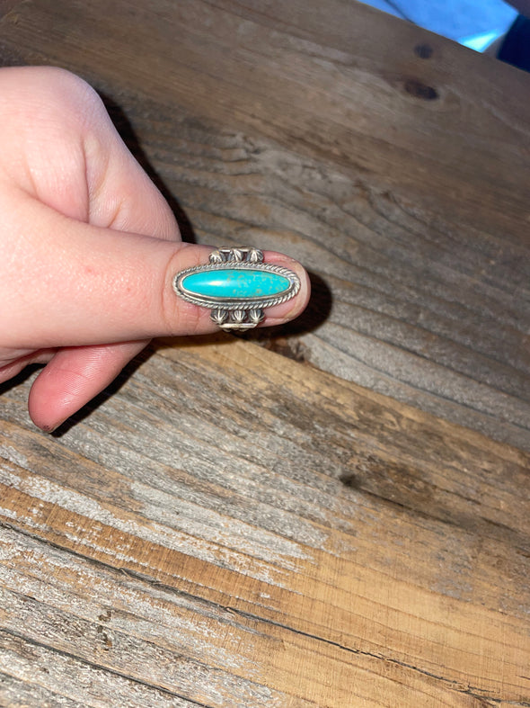 Audrey, Kingman Turquoise Ring