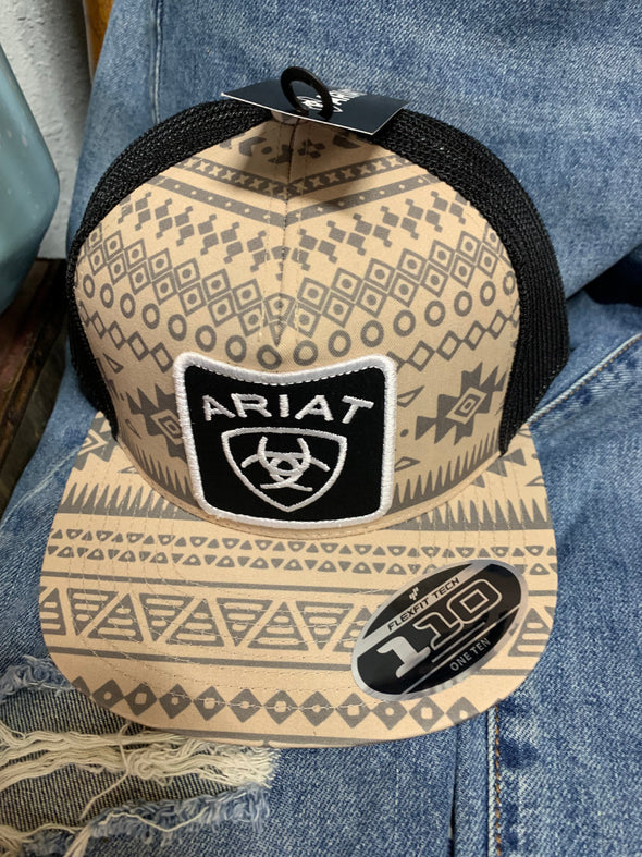 Ariat Gray Aztec Cap