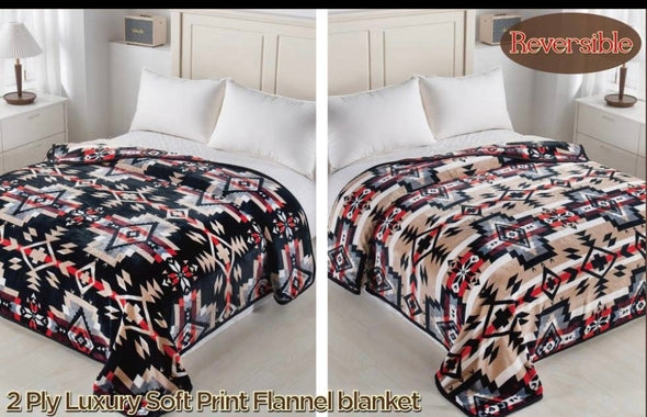 “Leo” Reversible Plush Blanket