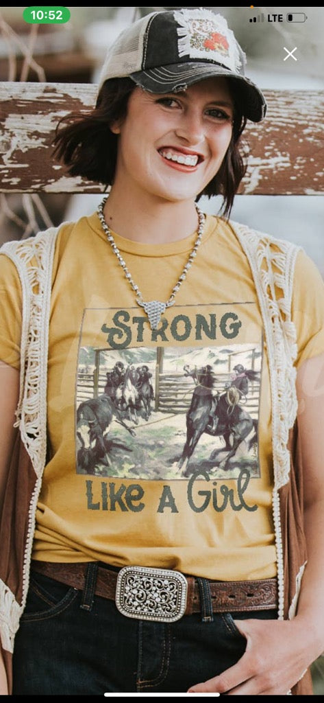 Strong Like a Girl Tee