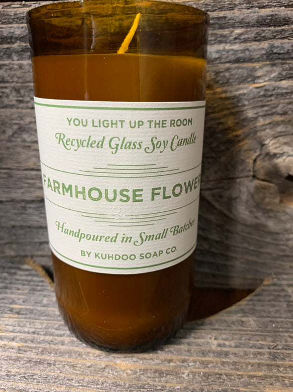 Farmhouse Flowers Soy Candle