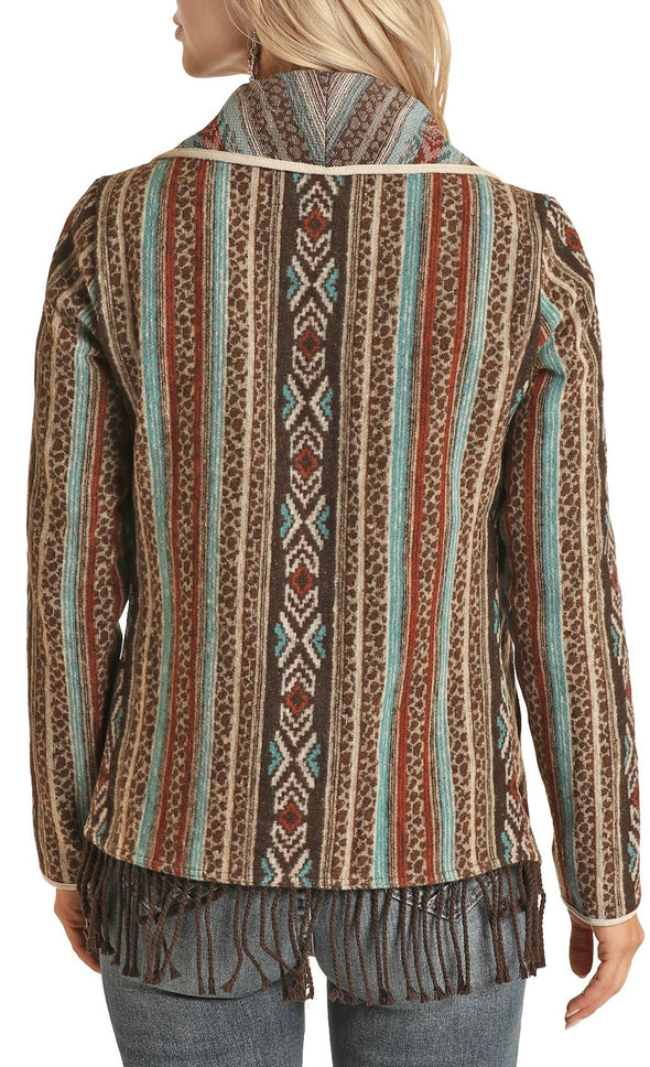 Ladies Aztec Wool Jacket