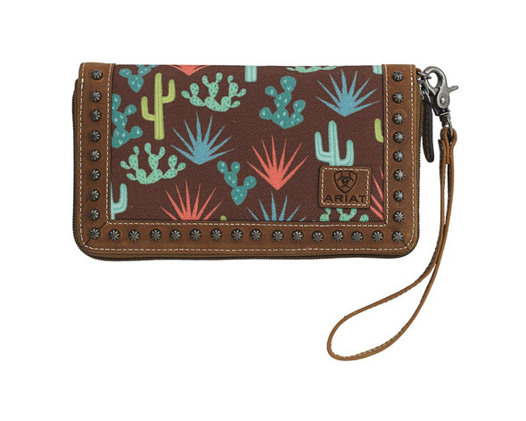 Ariat Cactus Print Wallet