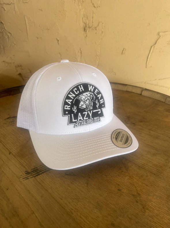 Lazy J Black Arrowhead Cap