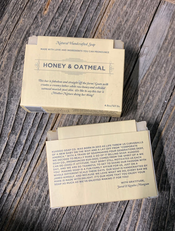 Honey And Oatmeal Natural Soap