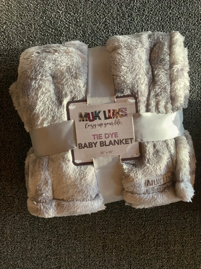 Plush baby blanket