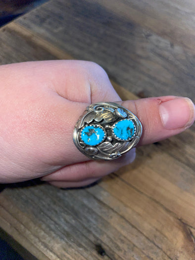 Genevieve, Kingman Turquoise Ring