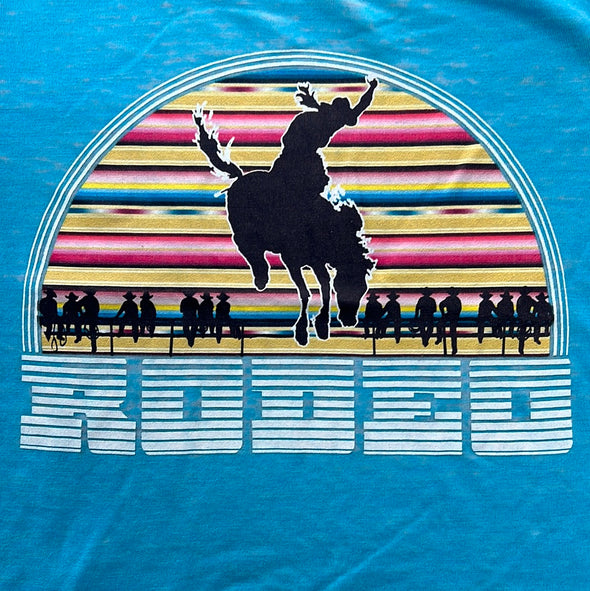 Cowgirl Hardware YTH sunset rodeo Tee