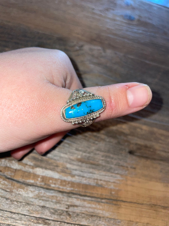 Lori, Kingman Turquoise Ring